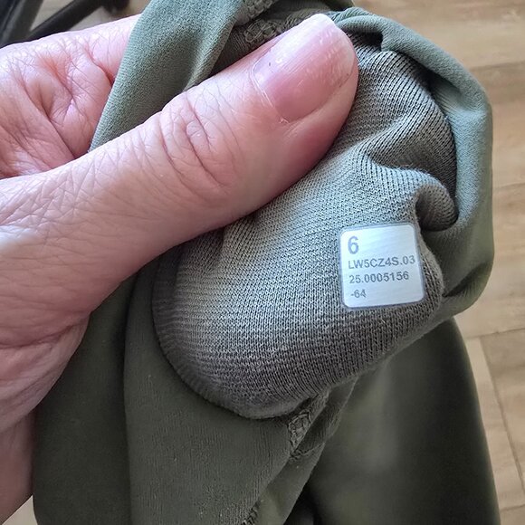 Lululemon Align High-Rise Pant 25" Grey Eucalyptus Size 6 - Picture 4 of 5